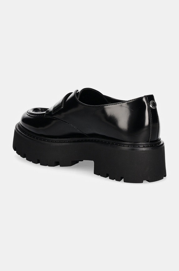 Încălțăminte Steve Madden mocasini de piele Outlined SM11003285.05O negru