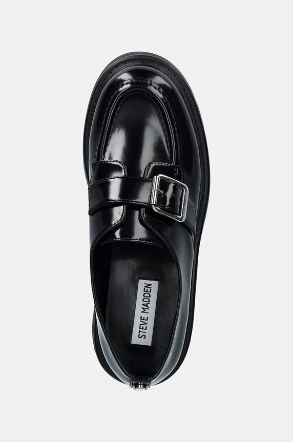 Steve Madden mocasini de piele Outlined negru SM11003285.05O