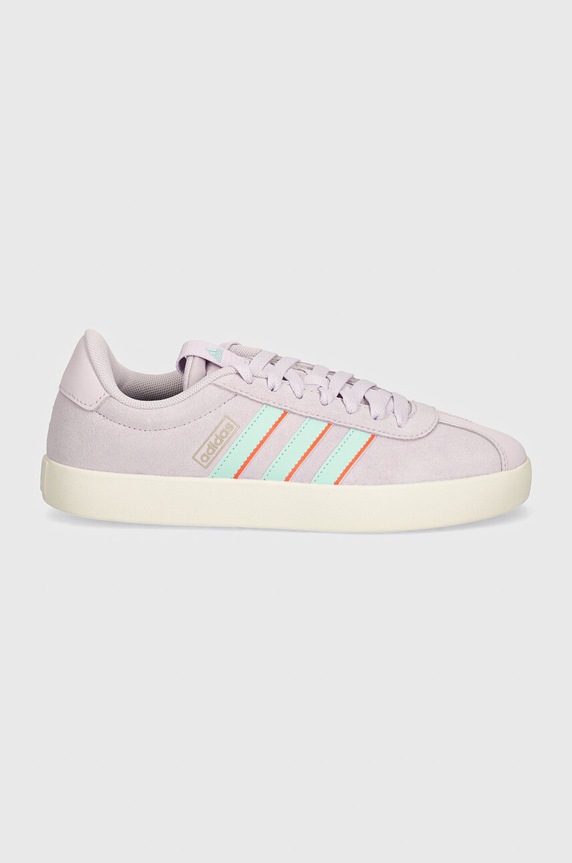 Semišové tenisky adidas Vl Court IF4468 fialová AW24