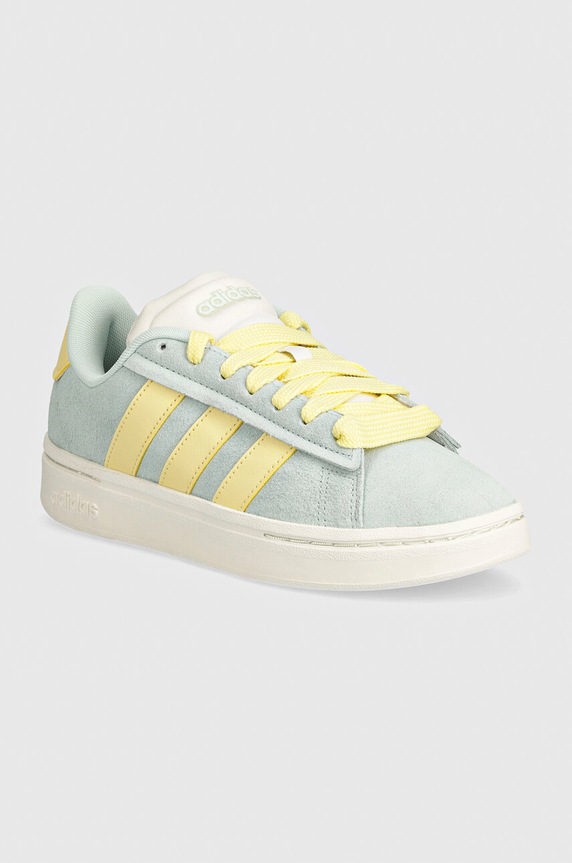 adidas sneakers Grand Court Alpha piele întoarsă turcoaz IH3852