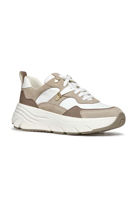 Geox sneakers in pelle D DIAMANTA D36UFE.08522.C0118 beige AW26