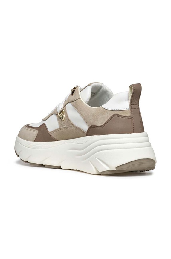 Geox sneakers in pelle D DIAMANTA beige D36UFE.08522.C0118