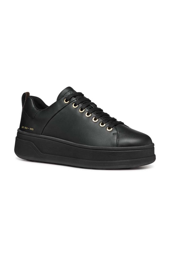 Kožené sneakers boty Geox D SPHERICA ECUB-2 D46WVA.00085.C9997 černá AW24