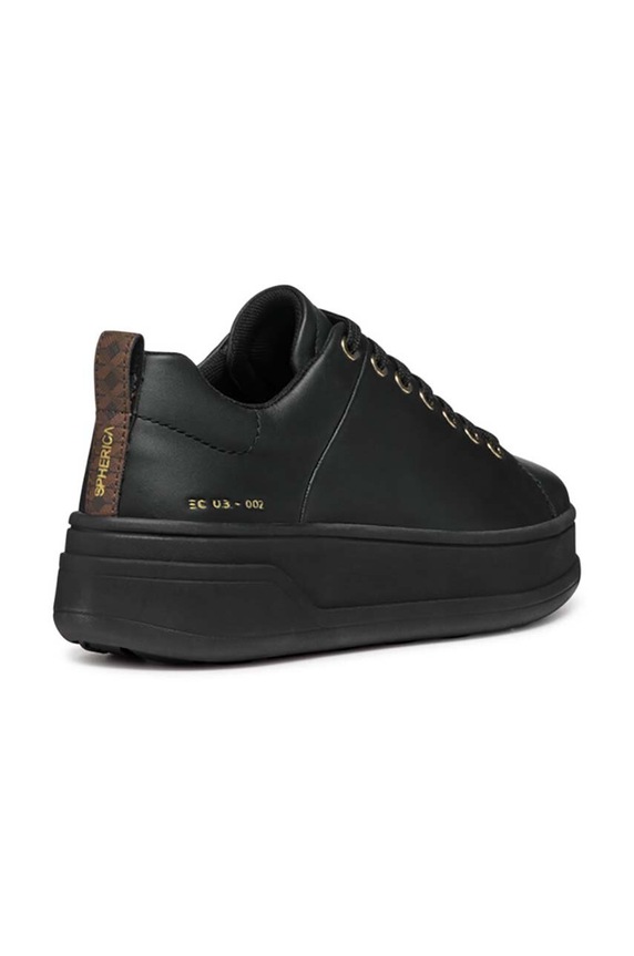 Boty Kožené sneakers boty Geox D SPHERICA ECUB-2 D46WVA.00085.C9997 černá