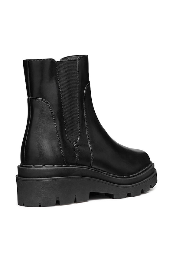 Обувь Кожаные полусапожки Geox D FELLENY D46XEC.043NH.C9999 чёрный