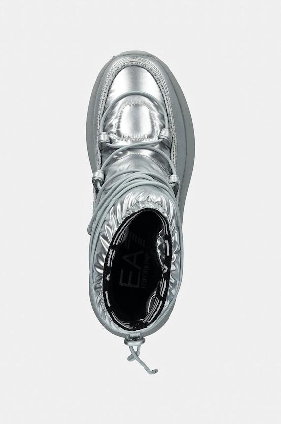 Μπότες χιονιού EA7 Emporio Armani ασημί XK230.X8M002.U061