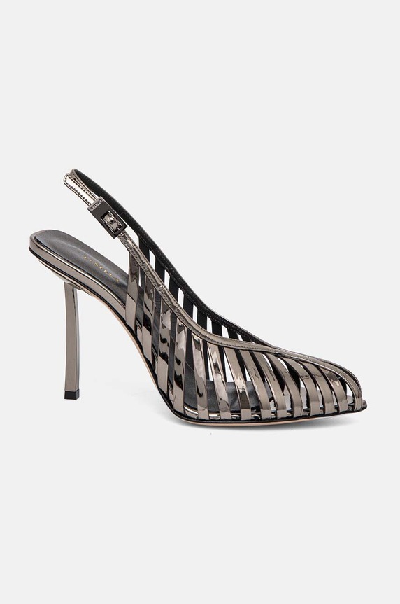 Γόβες Le Silla Chanel Cage 3402C090BMPPMRA922 ασημί AW24