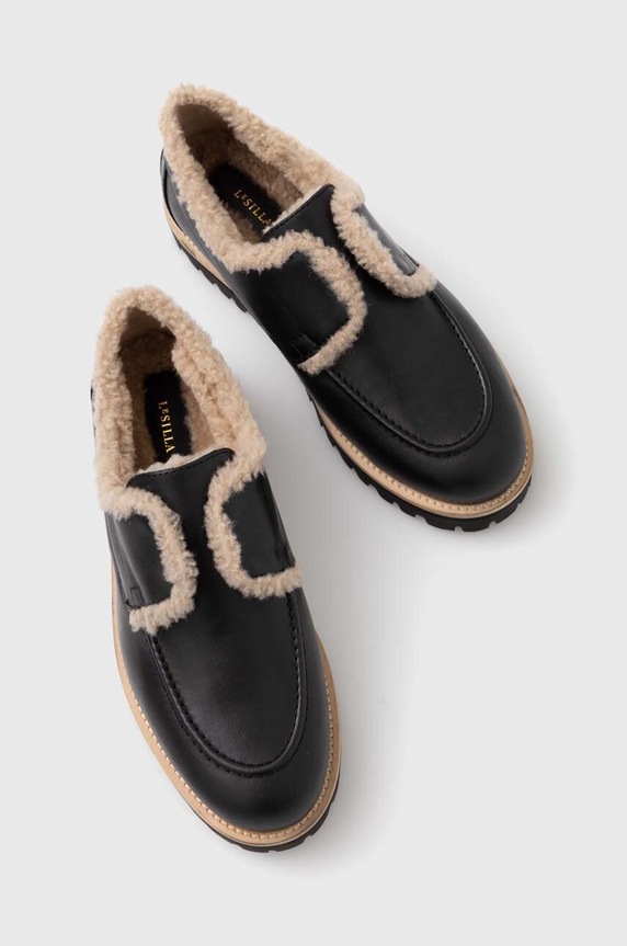 Кожени половинки обувки Le Silla Yacht черен 5182T020M1MMCHI449