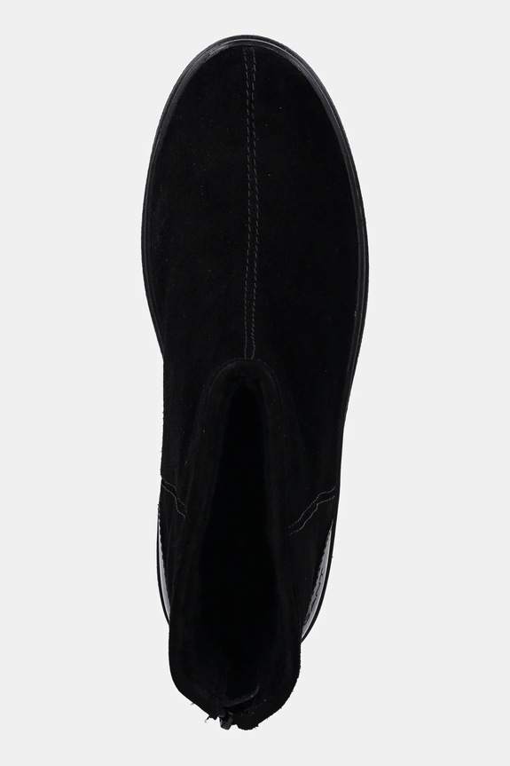 Gant cizme din piele intoarsa Snowhill negru 29543783.G00