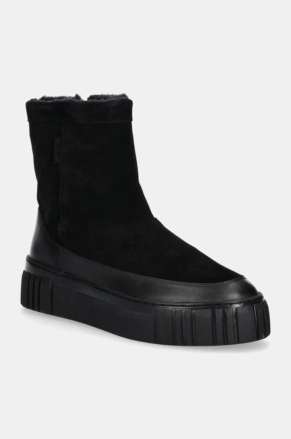 Gant śniegowce Snowmont skóra zamszowa czarny 29543785.G00