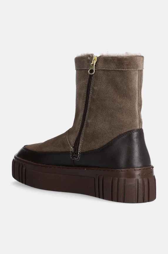 Încălțăminte Gant cizme de zapada din piele intoarsa Snowmont 29543785.G135 maro