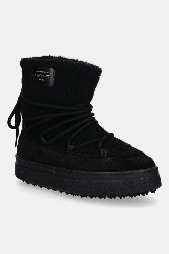 Gant śniegowce Snowhill tekstylny czarny 29548782.G00
