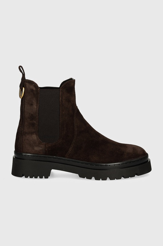 Semišové topánky chelsea Gant Aligrey 29553763.G399 hnedá AW24