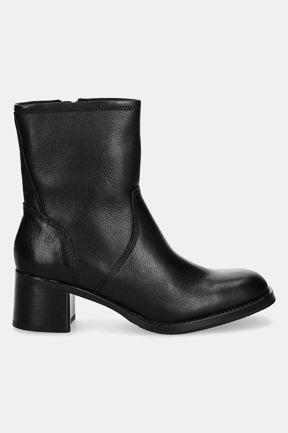 Gant botki skórzane Workdale 29541796.G00 czarny AW24