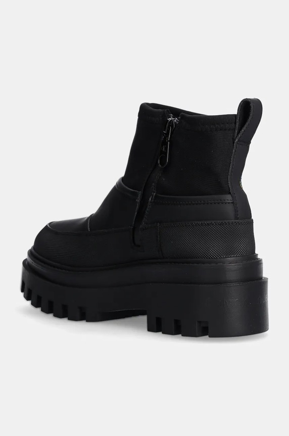 Obuća Gležnjače Calvin Klein Jeans FLATFORM RAINBOOT LOW MG R YW0YW01560 crna