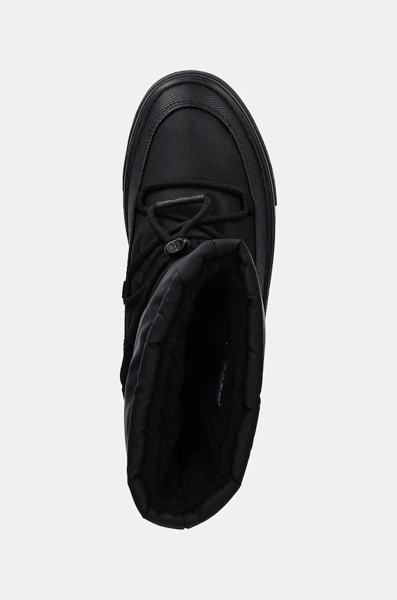 Апрески Calvin Klein Jeans VULC FLATFORM SNOW BOOT WN черен YW0YW01591