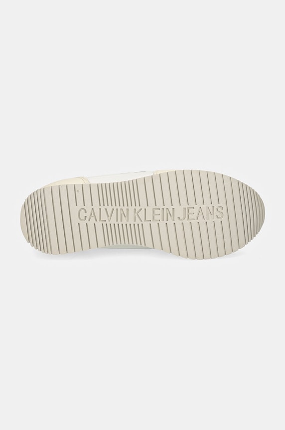 Calvin Klein Jeans sneakersy RUNNER SOCK LACEUP ML LTH YW0YW01616 biały