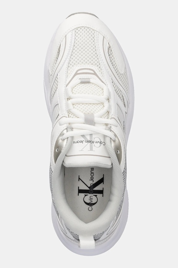 Calvin Klein Jeans sneakersy RETRO TENNIS MESH ML biały YW0YW01807