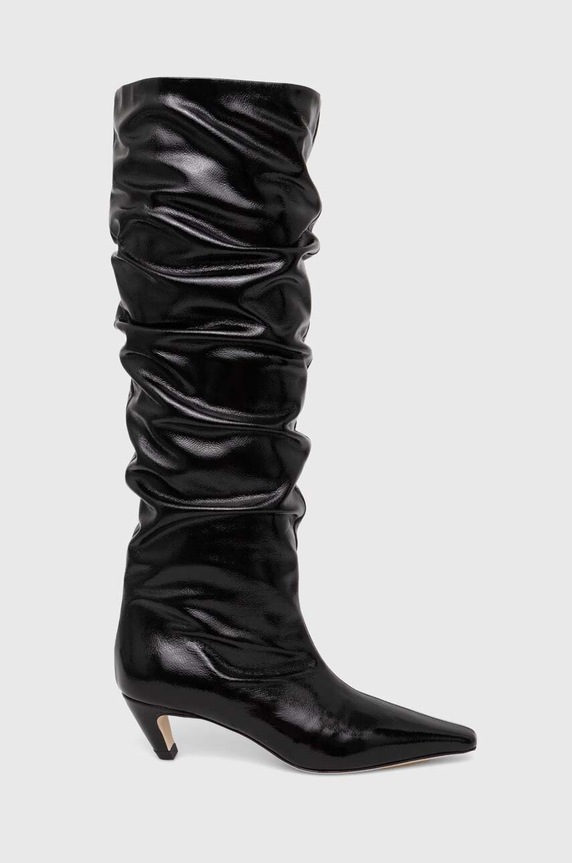 Δερμάτινες μπότες MSGM στιλέτο μαύρο 3741MDS710.848.99