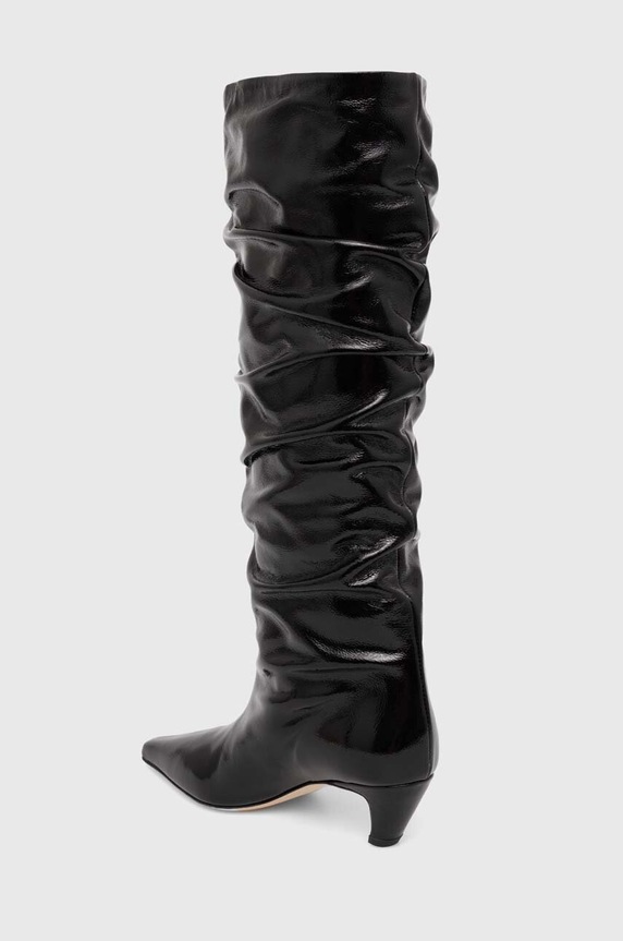 Παπούτσια Δερμάτινες μπότες MSGM 3741MDS710.848.99 μαύρο