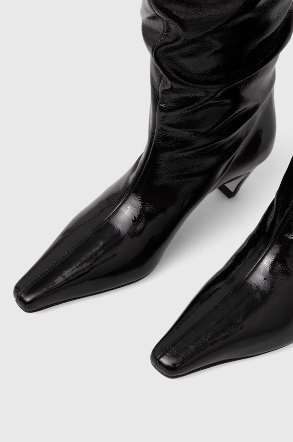 Δερμάτινες μπότες MSGM 3741MDS710.848.99 μαύρο