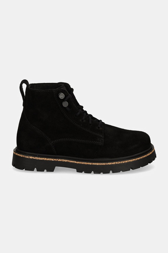 Birkenstock botki Highwood Lace Mid 1028893 czarny AW24