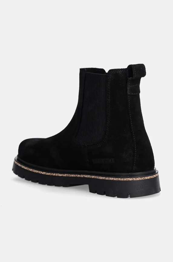 Cipők Birkenstock magasszárú cipő velúrból Highwood Slip On Mid 1028187 fekete