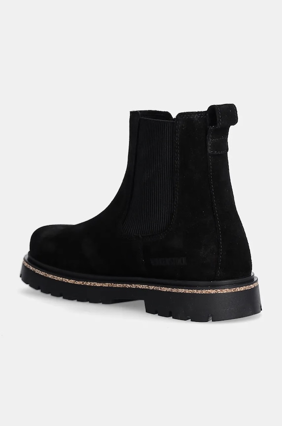 Cipők Birkenstock magasszárú cipő velúrból Highwood Slip On Mid 1028187 fekete