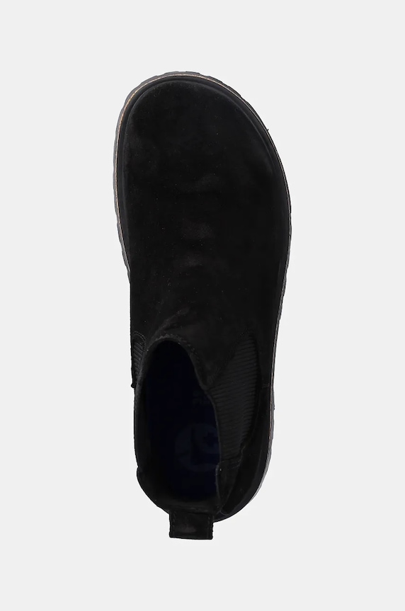 Birkenstock magasszárú cipő velúrból Highwood Slip On Mid fekete 1028187