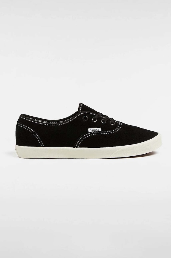 Tenisice od brušene kože Vans Authentic Lowpro ravni crna VN000D04BA21