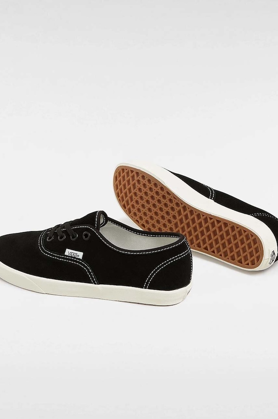 Vans tenisówki zamszowe Authentic Lowpro czarny VN000D04BA21