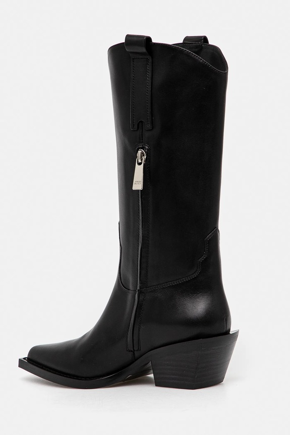 Încălțăminte Miss Sixty ghete de piele 6L3QJ8970000 negru