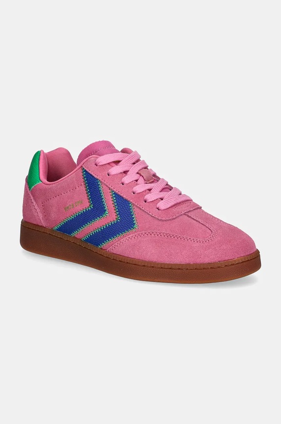 Hummel sneakers din piele intoarsă Vm78 Cph Lz plată roz 226234