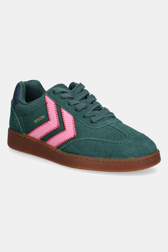 Semišové tenisky Hummel Vm78 Cph Lz plochá zelená 226234