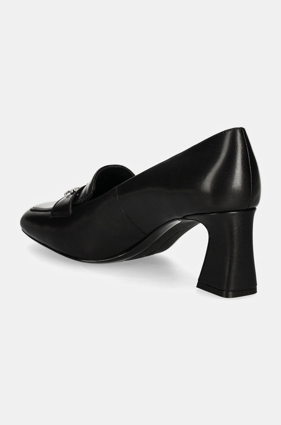 Obuwie Karl Lagerfeld czółenka skórzane BEATA KL31414.00S czarny