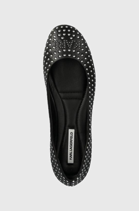 Балетки Karl Lagerfeld KARO чёрный KL40123.F0S