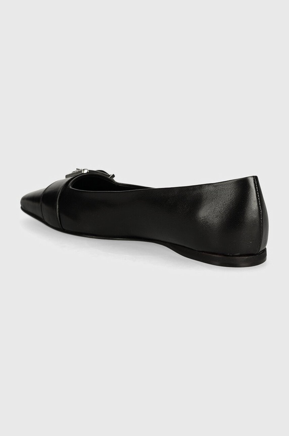 Boty Kožené baleríny Karl Lagerfeld KONNIE KL40184.00S černá