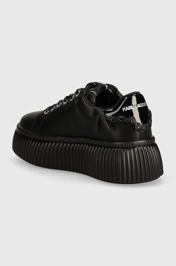 Obuća Kožne tenisice Karl Lagerfeld KREEPER KL42372G.00X crna