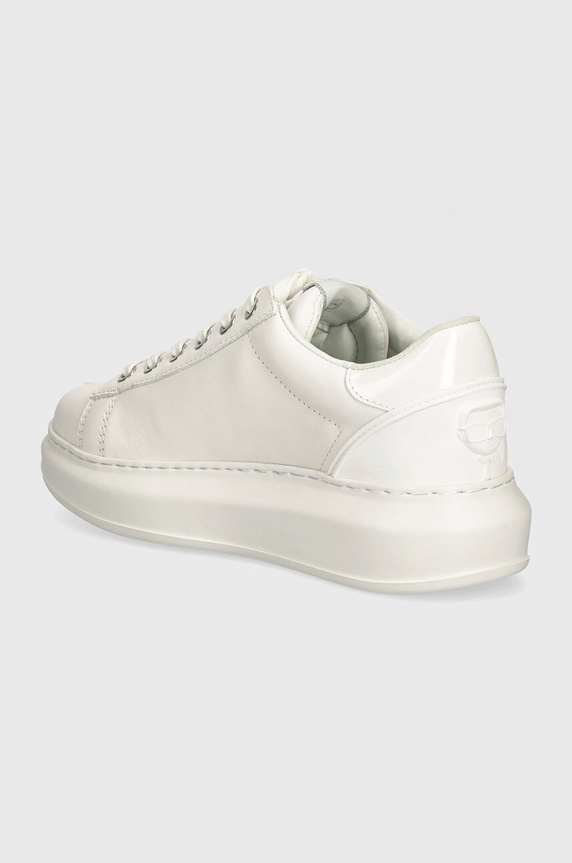 Obuv Kožené tenisky Karl Lagerfeld KAPRI KL62525N.01W biela