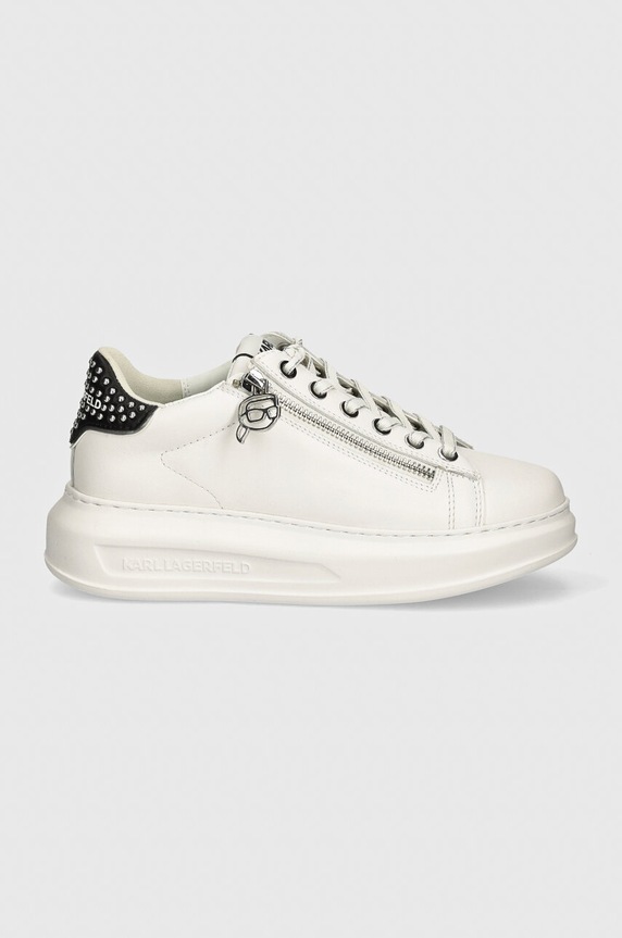 Karl Lagerfeld sneakersy skórzane KAPRI KL62527.01S biały AW24