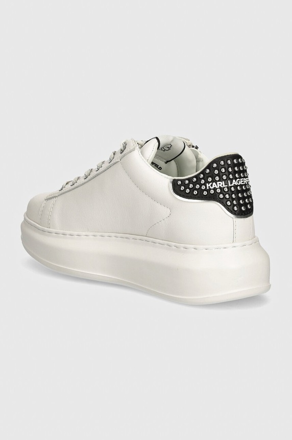 Obuwie Karl Lagerfeld sneakersy skórzane KAPRI KL62527.01S biały