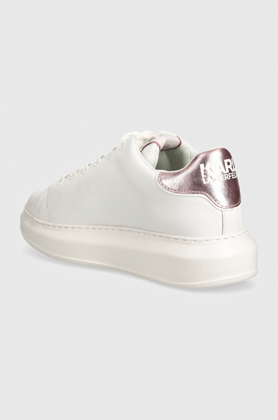 Scarpe Karl Lagerfeld sneakers in pelle KAPRI KL62539F.11P bianco