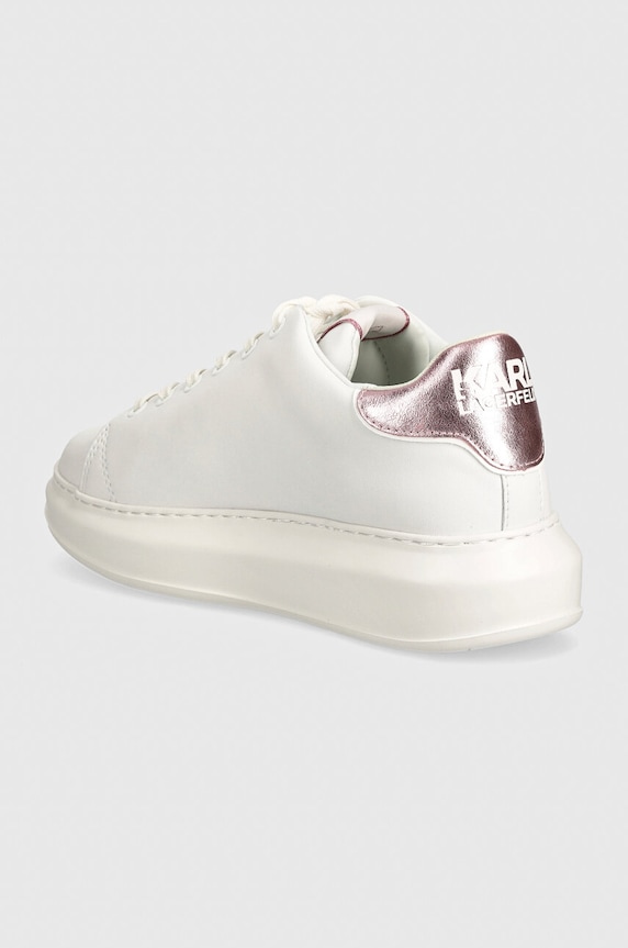 Scarpe Karl Lagerfeld sneakers in pelle KAPRI KL62539F.11P bianco