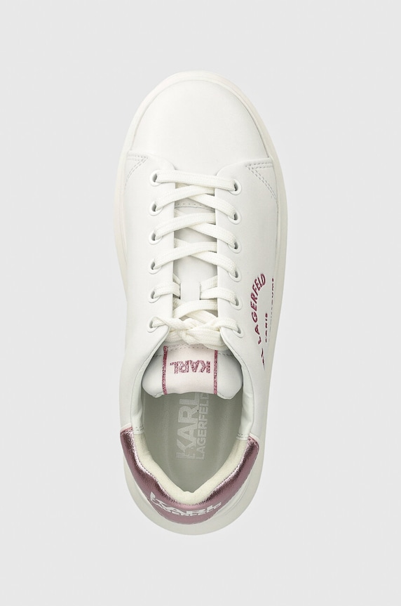 Karl Lagerfeld sneakers in pelle KAPRI bianco KL62539F.11P