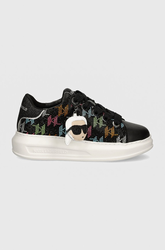 Karl Lagerfeld sneakersy KAPRI KL62576M.G0M czarny AW24