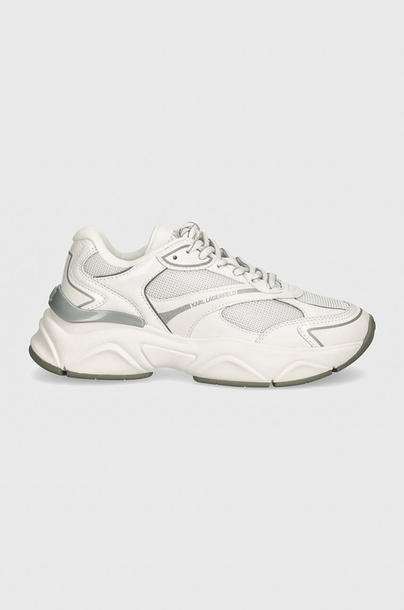 Karl Lagerfeld sneakersy skórzane KOMET KL65624.41S biały AW24