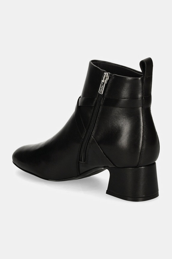 Obuv Kožené členkové topánky Karl Lagerfeld BONNIE KL30354.00S čierna