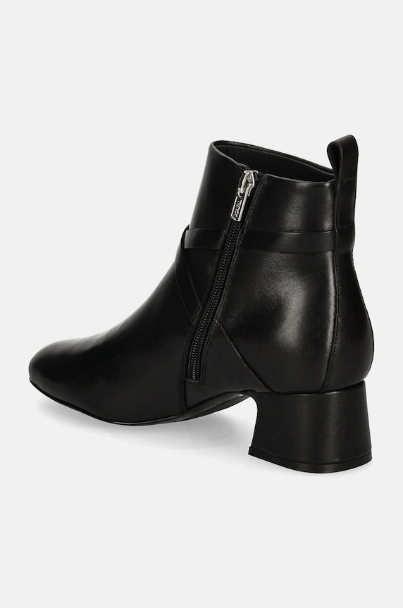 Obuv Kožené členkové topánky Karl Lagerfeld BONNIE KL30354.00S čierna