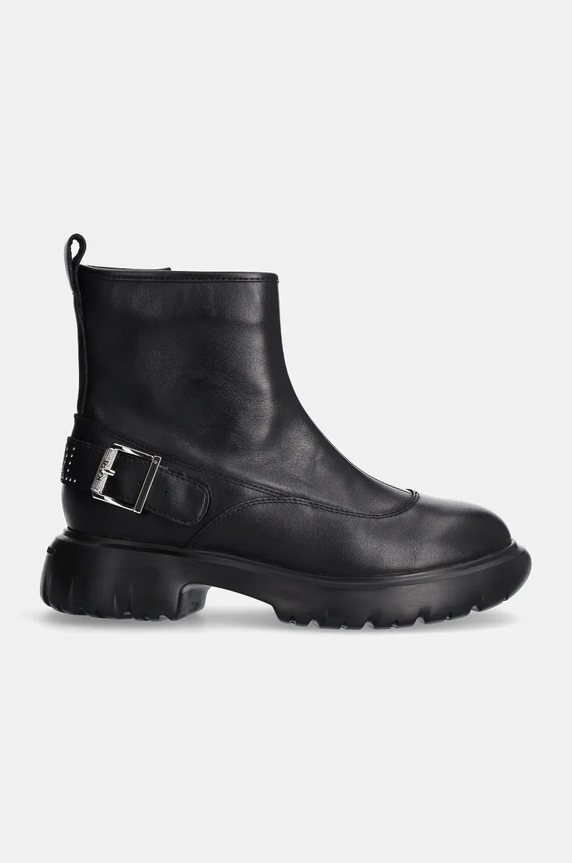 Δερμάτινες μπότες Karl Lagerfeld PHOENIX KL42165.000 μαύρο NC24