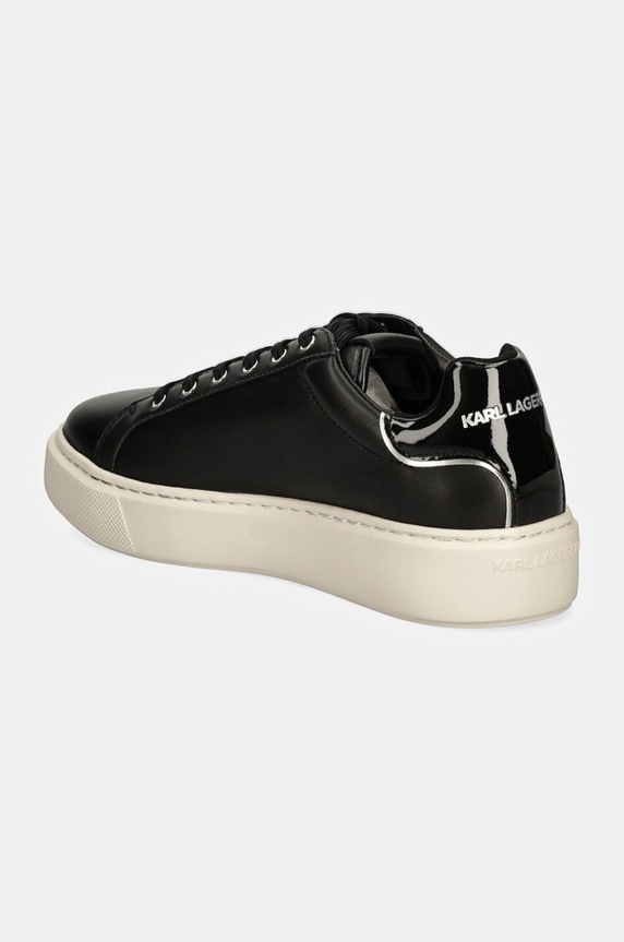 Încălțăminte Karl Lagerfeld sneakers din piele MAXI KUP KL62212.000 negru